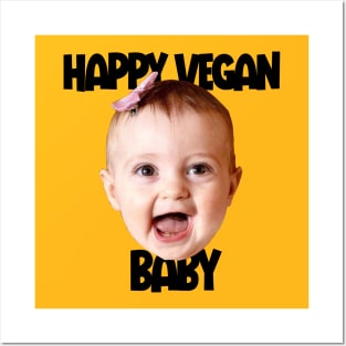 Happy Vegan Baby shorts Posters and Art